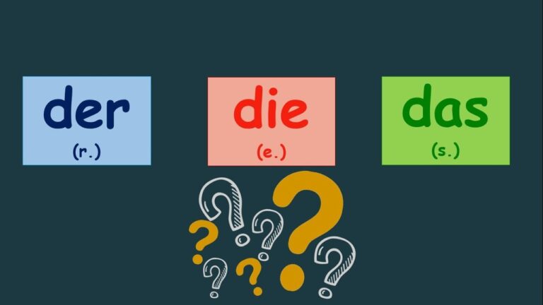 Almanca İsim Artikelleri Nelerdir?