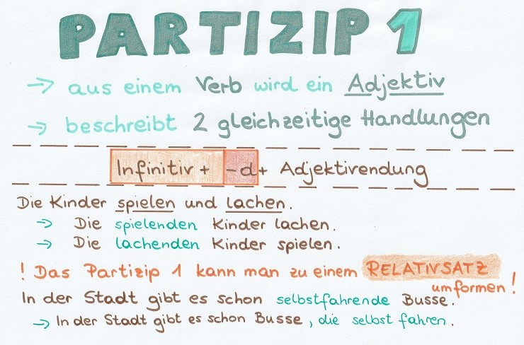 Almanca Partizip 1 Konu Anlatımı