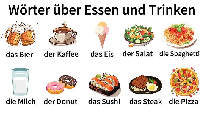Almanca Yiyecek İçecek İsimleri ve Artikelleri