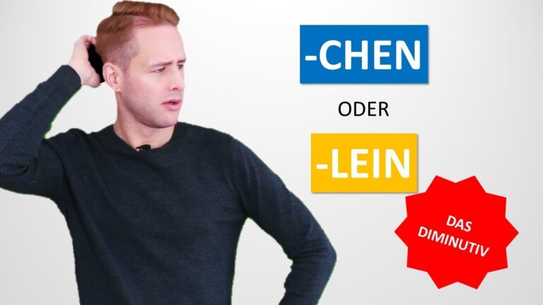 Almancada Küçültme (Diminutiv) Nedir?