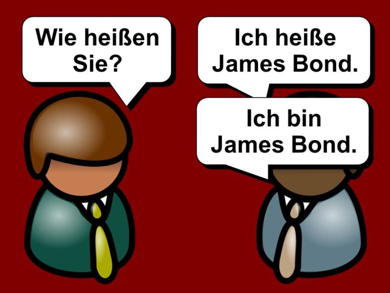 Almanca İsim Sorma ve Cevaplama